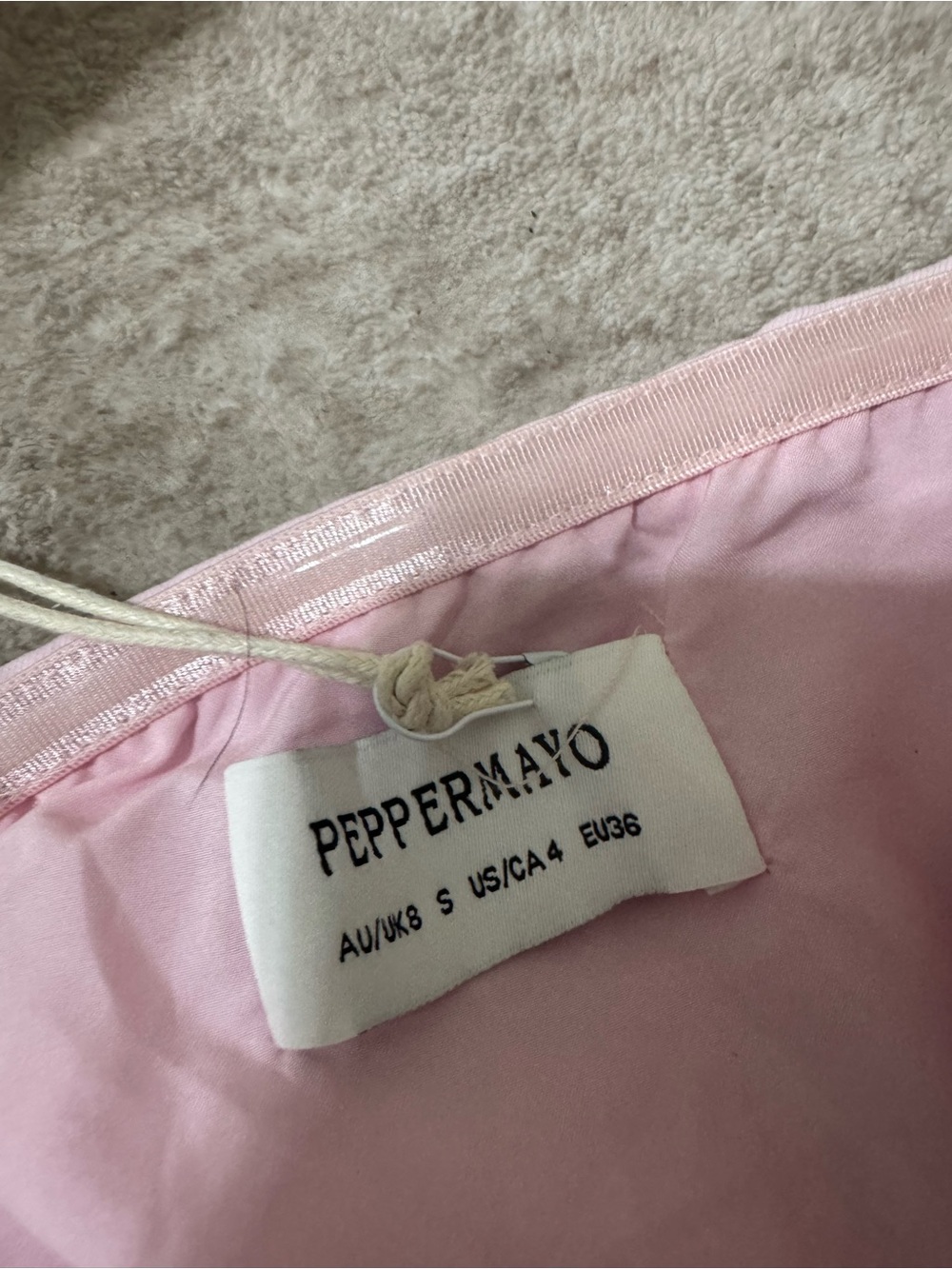 Peppermayo Patise strapless mini dress size 4 nwt - Picture 3 of 4